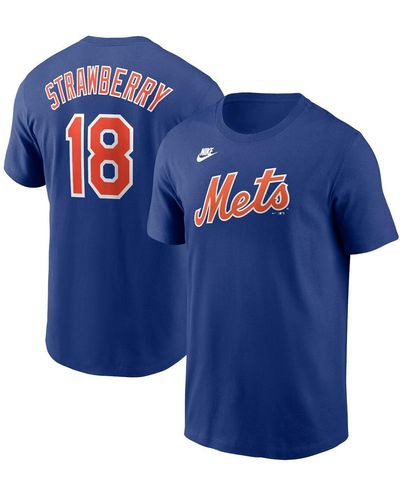 Nike Ronny Mauricio New York Mets Name And Number T-shirt - Blue