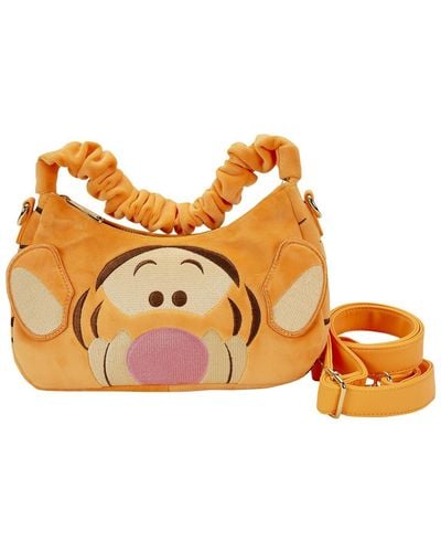 Loungefly Winnie The Pooh tigger Plush Cosplay Crossbody Bag - Orange