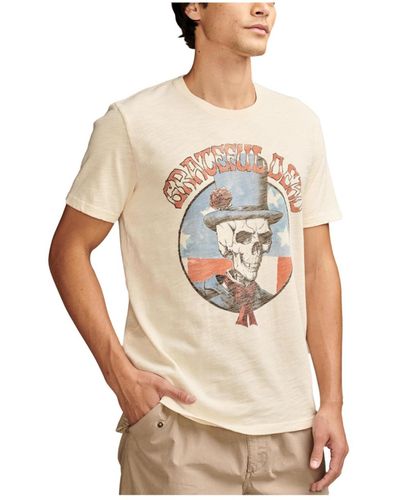 Lucky Brand Grateful Dead Top Hat Short Sleeve T-shirt - Natural