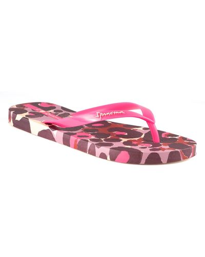 Ipanema Animale Print Ii Flip-flop Sandals - Pink