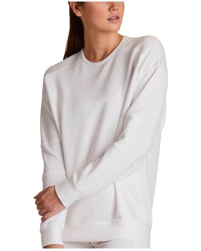 Alala Blocked Crewneck Sweatshirt - White