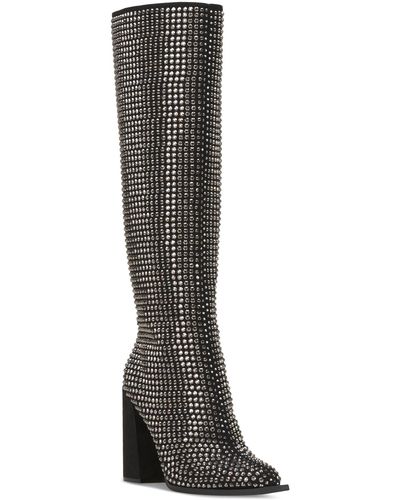 Jessica Simpson Lovelly Embellished Dress Boots - Black