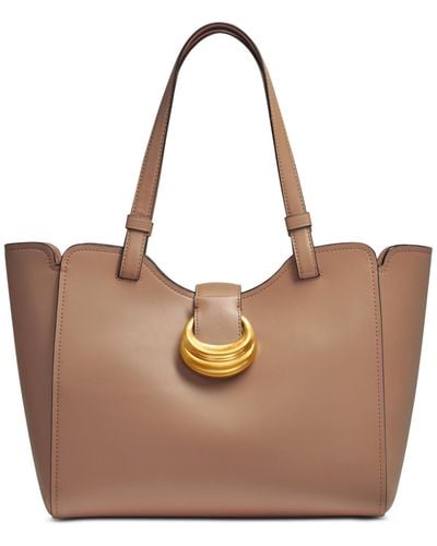 Donna Karan Valley Stream Small Buckle Tote - Brown