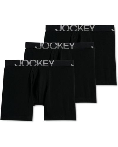 Jockey Activestretch 7" Boxer Brief - Black