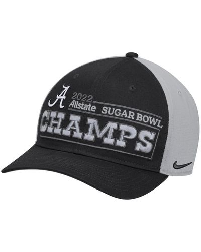Nike Alabama Crimson Tide 2022 Sugar Bowl Champions Locker Room Cl99 Adjustable Hat - Black