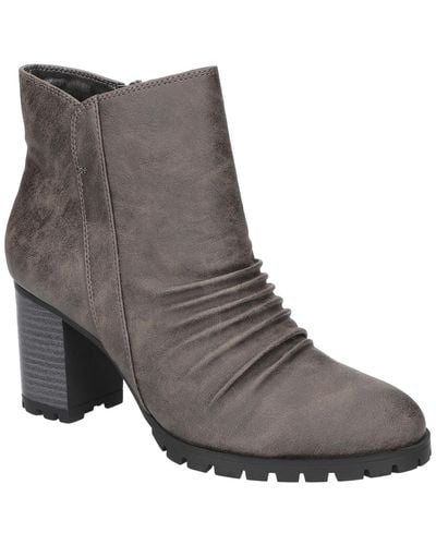 Easy Street Carrow Ankle Boots - Gray
