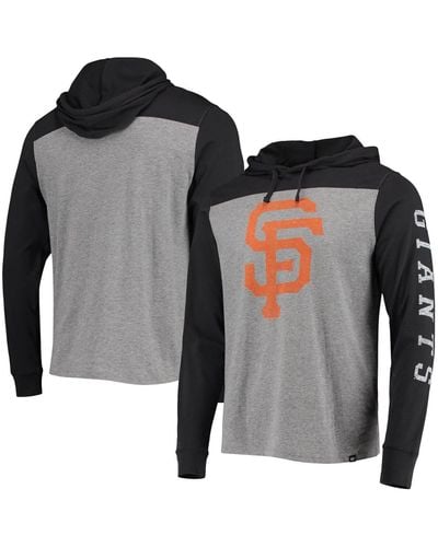 '47 '47 San Francisco Giants Franklin Wooster Pullover Hoodie - Gray