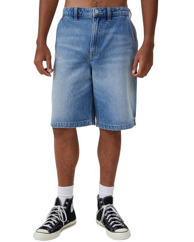 Cotton On baggy Denim Shorts - Blue