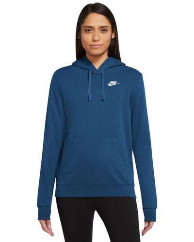 Nike Sportswear Club Fleece Pullover Hoodie - Blue