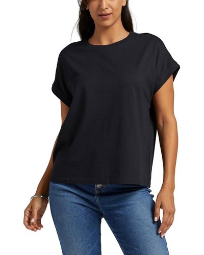 Jag Drapey Luxe T-shirt - Black
