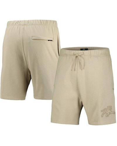 Pro Standard Pro Sdard Jackson State Tigers Neutral Relaxed Shorts - Natural