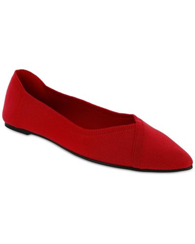 MIA Elanna Knit Flats - Red
