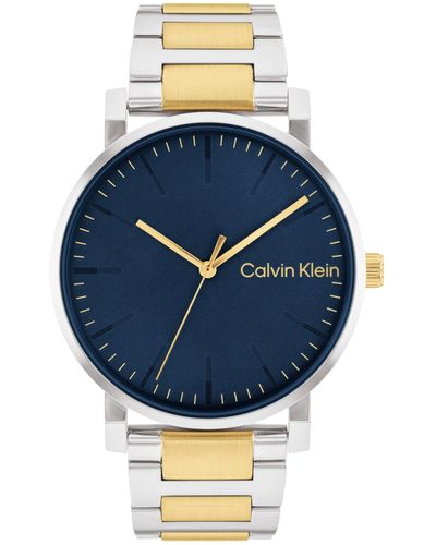Calvin Klein 3-hand Stainless Steel Bracelet Watch 43mm - Blue