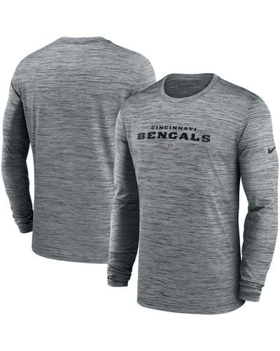 Seattle Seahawks Nike Throwback Sideline Performance T-Shirt - Heather  Charcoal