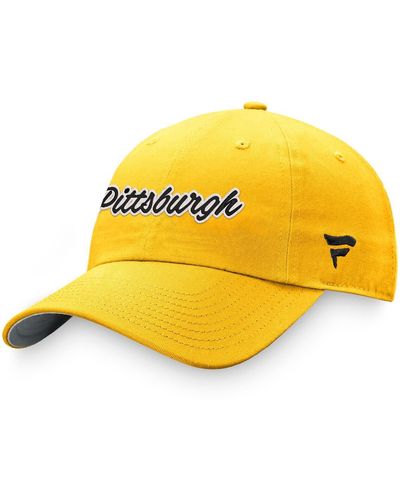 Fanatics Pittsburgh Penguins Breakaway Adjustable Hat - Yellow