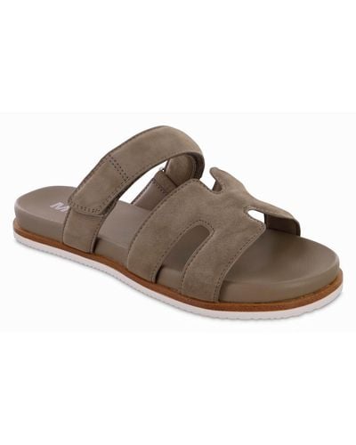 MIA Venezia Flat Sandals - Brown