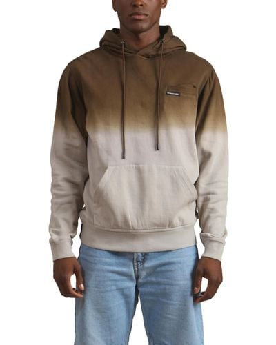 Members Only Emerson Ombre Hooded Sweatshirt - Brown