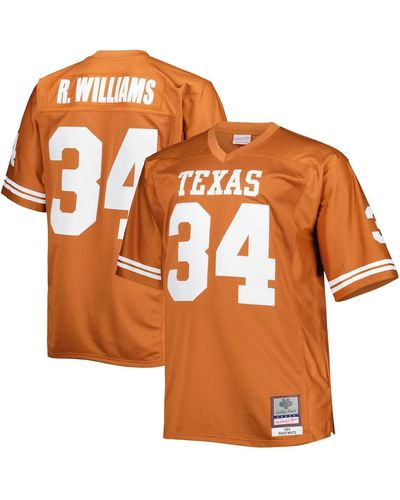 Mitchell & Ness Ricky Williams Texas Longhorns Big And Tall Legacy Jersey - Orange