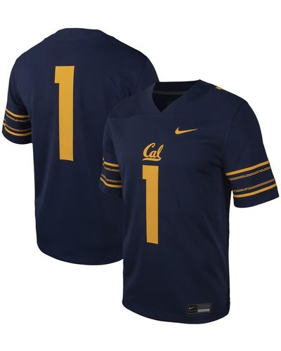 Nike #1 Cal Bears Untouchable Football Replica Jersey - Blue