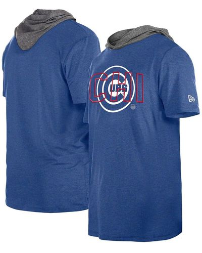 KTZ Chicago Cubs Team Hoodie T-shirt - Blue
