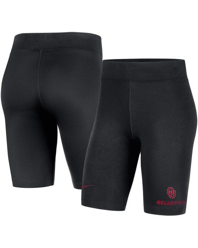 Nike Oklahoma Sooners Essential Tri-blend Bike Shorts - Black
