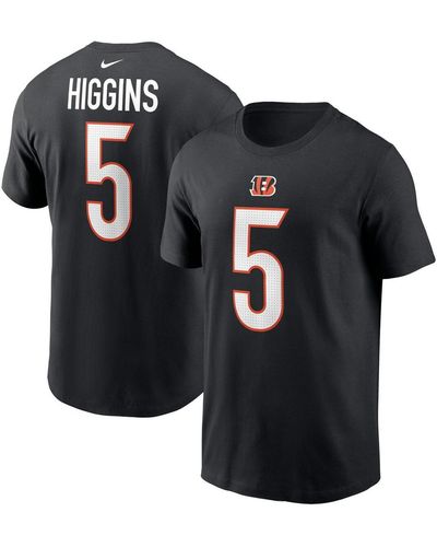Nike Tee higgins Cincinnati Bengals Player Name And Number T-shirt - Black