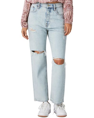 Lucky Brand 90's Loose Crop High-rise Jeans - Blue