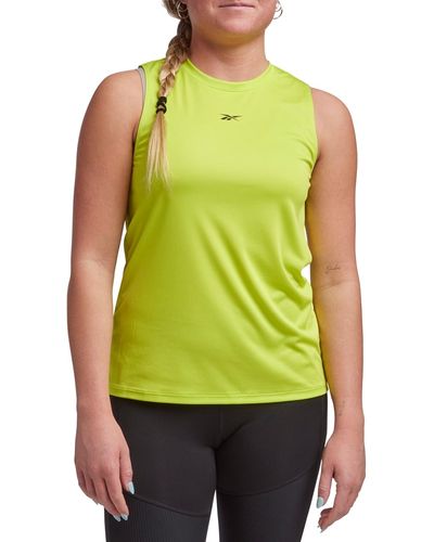 Reebok Identity Performance Sleeveless Tank Top - Green