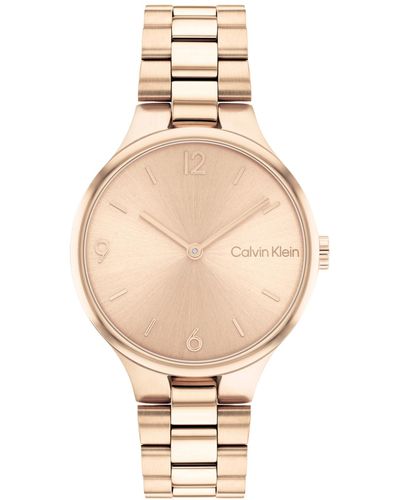 Calvin Klein Tone Bracelet Watch 32mm - Metallic