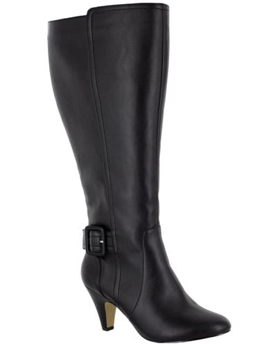 Bella Vita Troy Ii Wide Calf Tall Dress Boots - Black