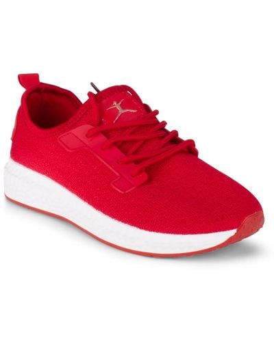 Danskin Vibe Lace-up Sneaker - Red