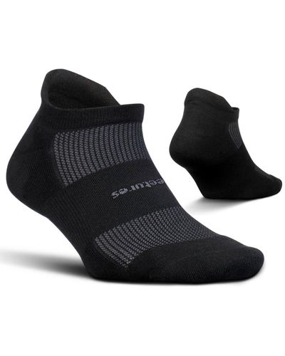 Feetures High Performance Cushion Ankle Sock - Black
