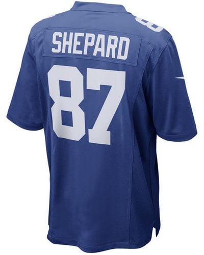 Nike Sterling Shepard New York Giants Game Jersey - Blue