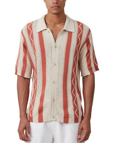 Cotton On Pablo Short Sleeve Shirt - Red