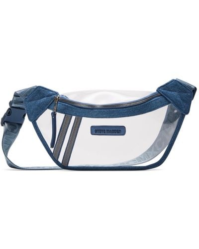 Steve Madden Clear Belt Bag - Blue