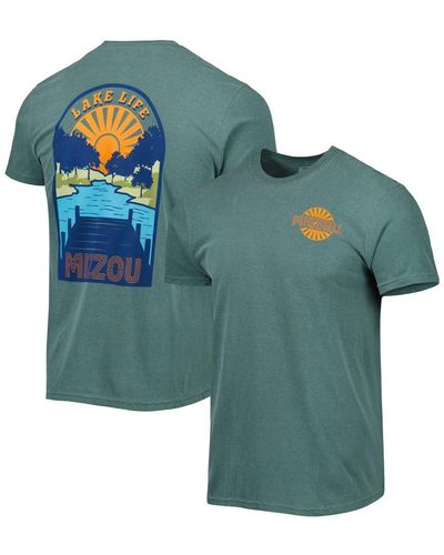 Image One Missouri Tigers Lake Life Comfort Color T-shirt - Blue