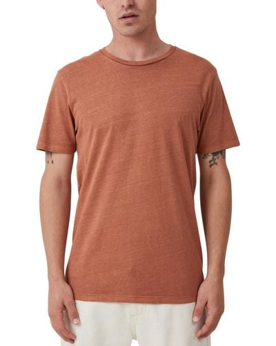 Cotton On Regular Fit Crew T-shirt - Brown