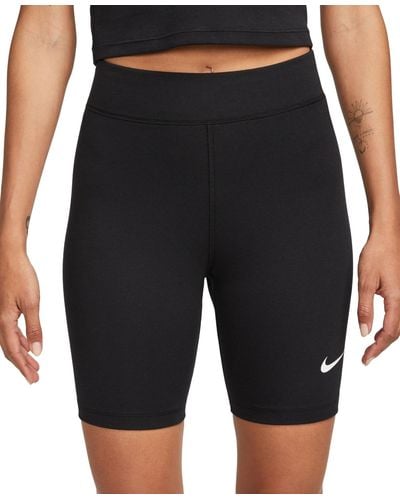Nike Sportswear Classic High-waist 8" Biker Shorts - Black