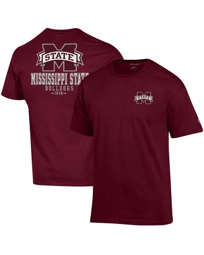 Champion Mississippi State Bulldogs Stack 2-hit T-shirt - Red