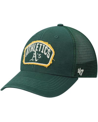 '47 Oakland Athletics Cledus Mvp Trucker Snapback Hat - Green