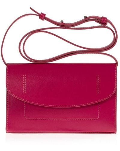 Joanna Maxham Leather Runthrough Mini Bag () - Pink