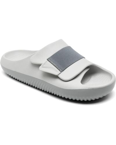 Crocs™ Mellow Luxe Recovery Slide Sandals From Finish Line - White