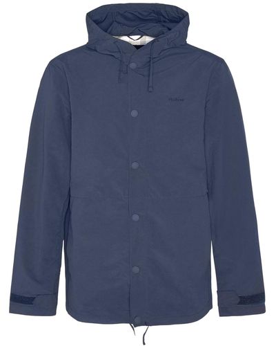 Barbour Newland Showerproof Hooded Jacket - Blue