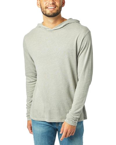 Alternative Apparel Keeper Jersey Pullover Hoodie - Gray
