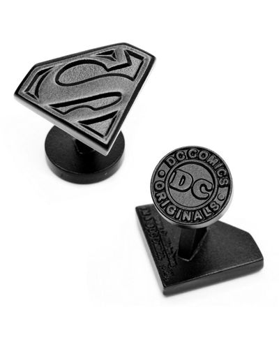 Cufflinks Inc. Satin Superman Shield Cufflinks - Black