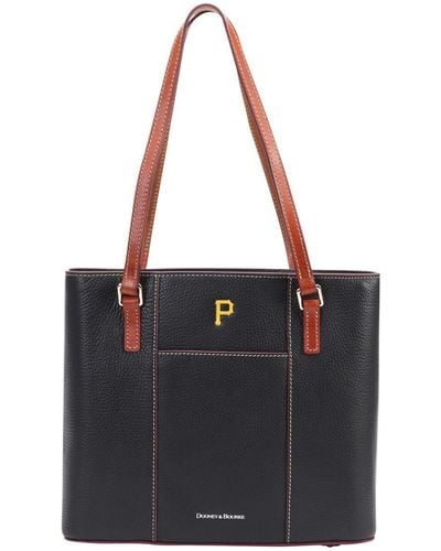 Dooney & Bourke Pittsburgh Pirates Pebble Lexington Shopper Purse - Black