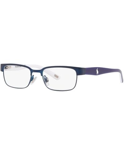 Polo Ralph Lauren Polo Prep Pp8036 Rectangle Eyeglasses - Blue