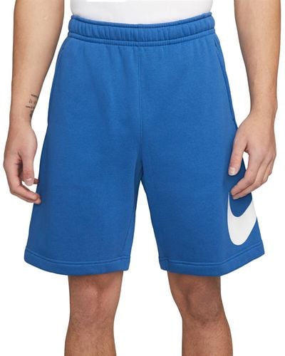 Nike Sportswear Club Graphic Shorts - Blue