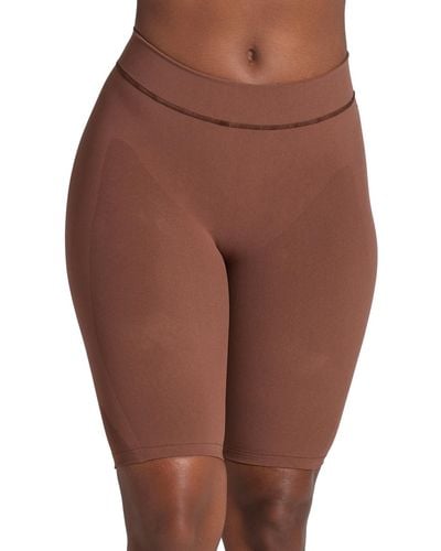 Leonisa Well-rounded Invisible Butt Lifter Shaper Short - Brown
