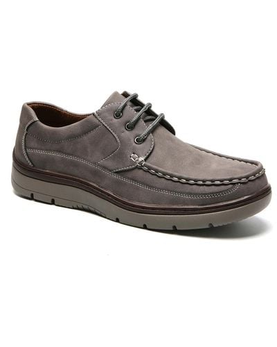 Aston Marc Lace-up Comfort Casual Shoes - Brown